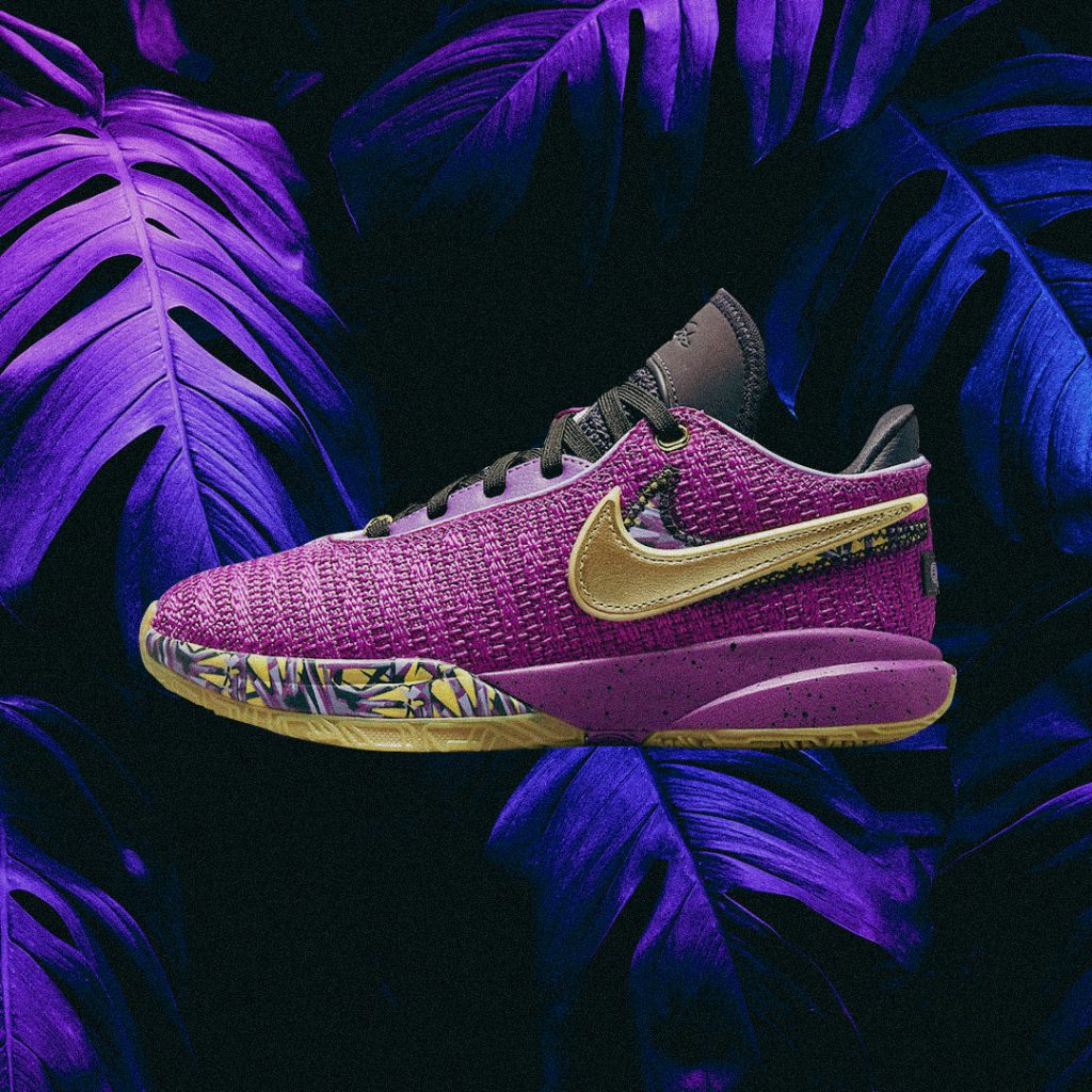 Nike LeBron 20 GS Vivid Purple Pays Tribute to the Lakers for