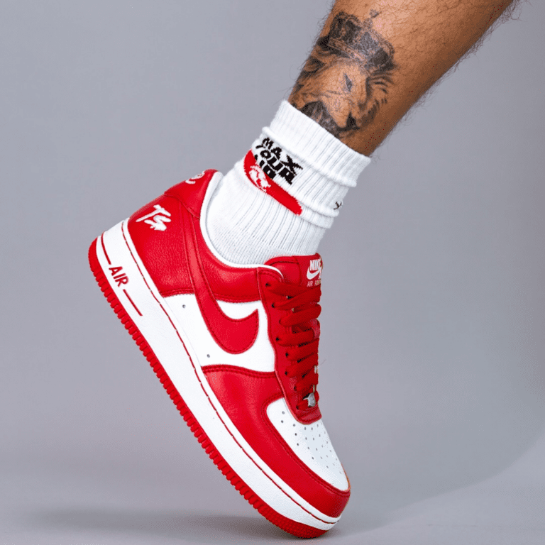 Terror Squad x Nike Drop “University Red” AF1s